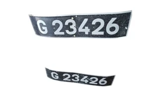 Gibraltar Vintage Number Plates X2 - G 23426 Vintage Old - Picture 1 of 1