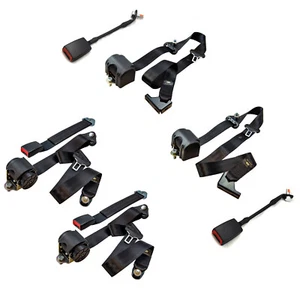 Land-Rover Defender & Serie 4 puertas DELANTERO Y TRASERO Kit de cinturón de seguridad inc 110CSW - Imagen 1 de 7