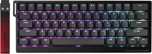 Madlions MAD 60HE RGB Tastiera da Gioco Nera Interruttore Magnetico PRO Trigger Rapido UK - Foto 1 di 9