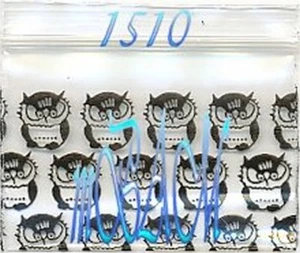 PACK DE 100 BOLSAS DE POLIETILENO BLACK OWLS 1510 Apple Zip 1.5X1.0" - Imagen 1 de 12