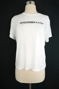 Abercrombie & Fitch Damen T-Shirt Größe Small weiß neu mit Etikett - Bild 1 von 2