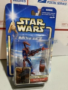 Hasbro 2002 Star Wars Attack of the Clones RED Battle Droid Arena #11 - Picture 1 of 12