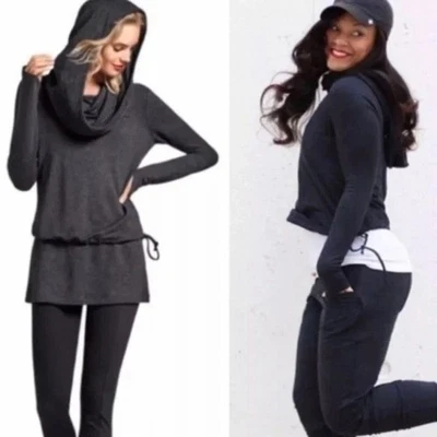 Sudadera con Capucha Cuello Capucha Topper Cabi #3231 Gris Carbón Mediana Minimalista Foto 1 de 4