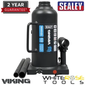 Sealey Bottle Jack 12 Tonne Lift Lifting Garage Workshop - Picture 1 of 12