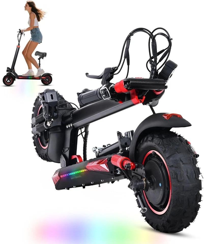 Freeboy J11 MAX Elektroroller Mit Sitz 11'' 18Ah Klappbar Off-Road E-Scooter NEU
