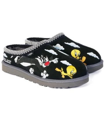 Zapatilla negra talla 10 UGG x Palace x Looney Tunes Tasman Foto 1 de 4