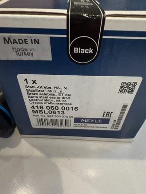 MEYLE x2 Estabilizador de Enlace para PORSCHE 997 04-12 99733306904 Foto 1 de 4