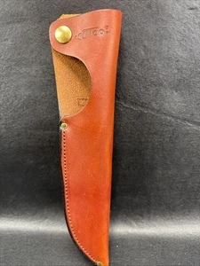 CUTCO 10" Leather Fixed Blade Knife Belt Sheath (sheath only) LOOKS TO BE UNUSED - Picture 1 of 7