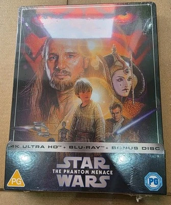 Star Wars- 4k uhd steel books episodes 1,2,3 Limited Editions OOP brand new - Image 1 of 4