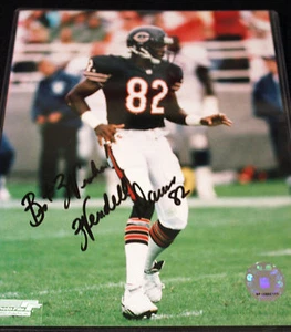 chicago bears wendell davis signed 8x10 photo - Bild 1 von 1