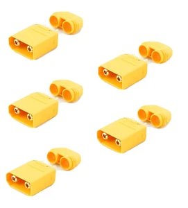 5x XT90 Conector Macho Enchufe + Cubierta Terminal Batería eBike LiPo - Imagen 1 de 1