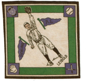 Vtg. 1914 B18 Baseball Blankets Nemo Leibold Cleveland Naps