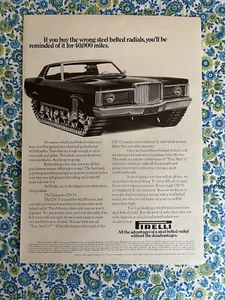 Auto pubblicitaria vintage 1973 Pirelli pneumatici CN 75 stampa su binari - Foto 1 di 7