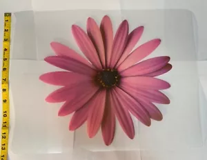 VINTAGE Placemats Set Of 4 ISAAC MIZRAHI GERBERA Daisy Flower 2005 Clear Plastic - Picture 1 of 2