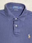 Ralph Lauren Polo Shirt Adult Small Blue Pony Short Sleeve Rugby Cotton Mens