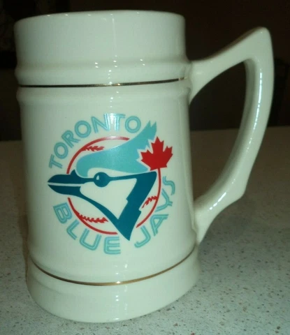 Vintage 1980's Toronto Blue Jays Stein Mug Cover