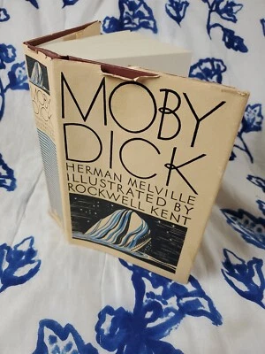 Moby Dick - Herman Melville - Rockwell Kent - 1982 - Modern Library Book HCDJ Foto 1 de 4
