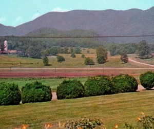 Postal de colección Dillard Family House Landscape Hills Lawn Mountains View GA - Imagen 1 de 4