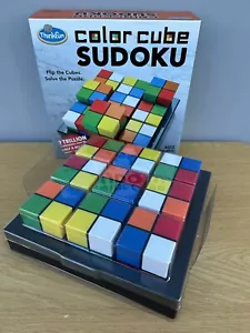 Juego de mesa ThinkFun Color Cube Sudoku 3D juego de rompecabezas 2016 Mind Challenge en muy buen estado - Imagen 1 de 12