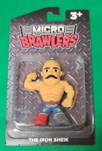 Caja de lucha libre profesional Iron Sheik MICRO BRAWLER EDICIÓN LIMITADA PWT WWE WWF AWA HOF - Imagen 1 de 2
