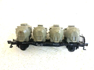 Fleischmann H0 1473 Behälterwagen (rund) "VON HAUS ZU HAUS", 2A, 135 mm s.Fotos - Bild 1 von 6