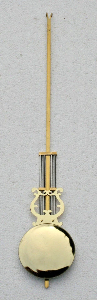 Pendulum Rod & Bob with Lyre decoration for Quartz Movements 180, or 400mm - Image 1 of 1