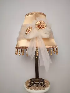 Table Lamp. art deco lamp. decorative lamp, bedside table lamp, metal table lamp - Picture 1 of 24