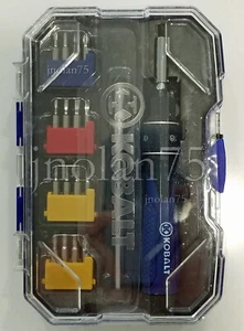 KOBALT 18 Pc DOUBLE DRIVE Mini Micro PRECISION SCEWDRIVER SET +Ext Bar Bits Case - Picture 1 of 2