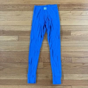 Janus Blue Merino Wool Base Layer Long John’s Leggings Ski Hiking Camping 12 - Picture 1 of 6