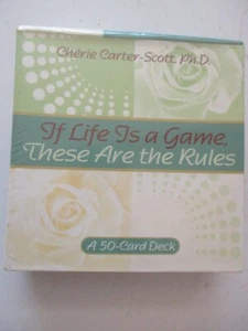 BRAND NEW & SEALED IF LIFE IS A GAME THESE ARE THE RULES CARDS - Picture 1 of 3