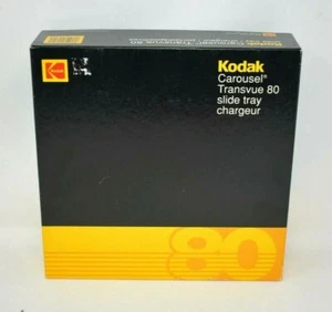 Vintage 1990 Kodak Carousel Transvue 80 Slide Projector Tray with Box - Picture 1 of 7