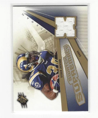 Tarjeta de fútbol americano 2006 Upper Deck SPX Steven Jackson #SJ-SW Foto 1 de 2