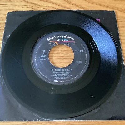 Jan & Dean “The Little Old Lady From Pasadena / Popsicle" 7" 45 rpm X-094 Foto 1 de 2