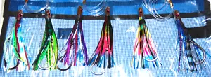 6 Jet Head Angeln Köder manipuliert großes Spiel Trolling Thunfisch Marlin Mahi Pack Tasche Menge - Bild 1 von 4