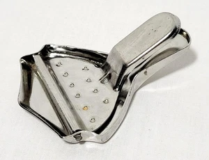 Lemon Lime Wedge Tea Bag Squeezer Stainless Steel Press Vintage Barware - Picture 1 of 1