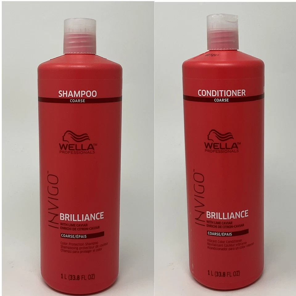 Wella Invigo Brilliance Shampoo & Conditioner for Coarse Colored Hair 33.8 oz - Image 1 of 1