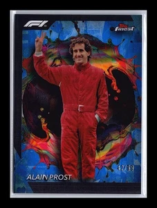 2024 Topps Finest Formula 1 276 Alain Prost Rare Blue Refractor 42/99 - Picture 1 of 2