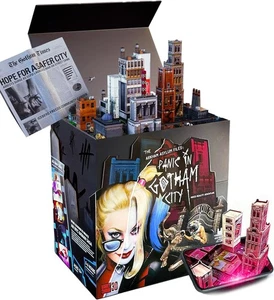 Arkham Asylum Files: Panic in Gotham City juego de mesa de realidad aumentada Harley - Imagen 1 de 9