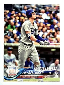 2018 Topps Cody Bellinger League Leaders Los Angeles Dodgers #114 - Picture 1 of 2