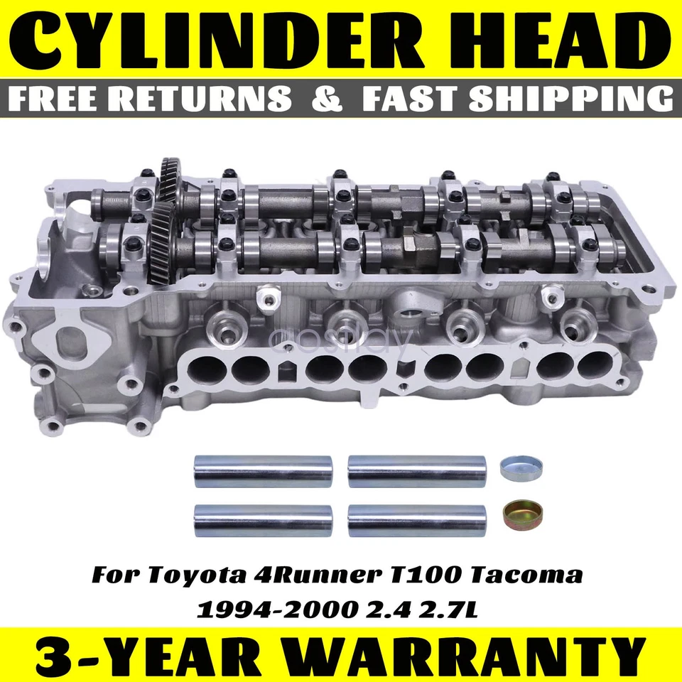 Culata completa para Toyota 4Runner T100 Tacoma 94-00 2.4 2.7 2RZFE 3RZFE Foto 1 de 4