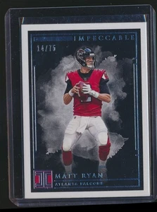 2019 IMPECCABLE BASE /75 MATT RYAN FALCONS - Picture 1 of 1