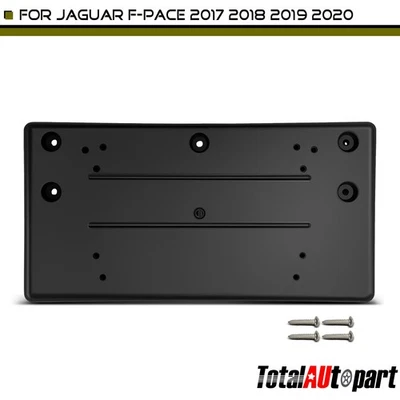 Кронштейн для номерного знака оборудование для Jaguar F-Pace 2017 2018 2019 2020 черный передний - Изображение 1 из 4