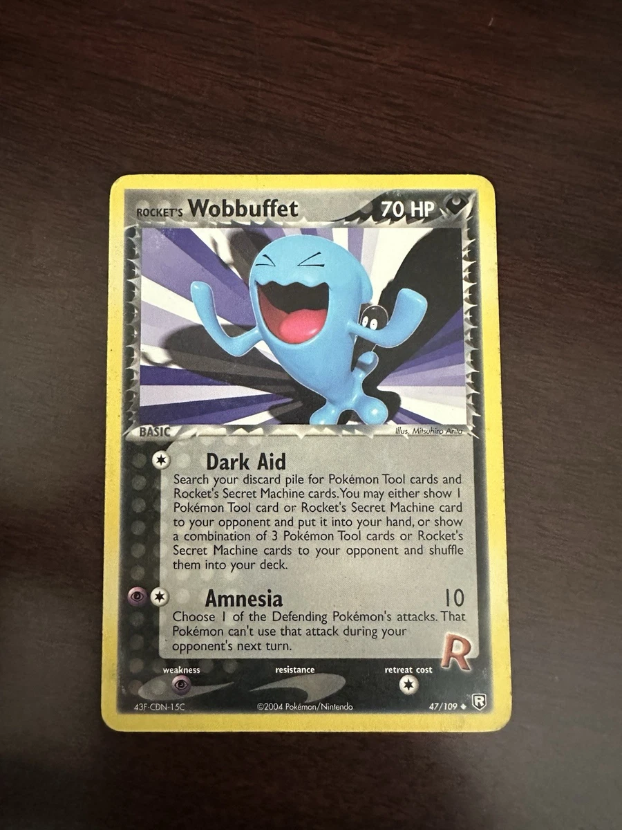 Rocket's Wobbuffet Pokémon TCG Cards for sale | eBay