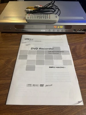 Reproductor grabadora de DVD LiteOn LVW-5005X AllWrite con control remoto y cables Foto 1 de 4