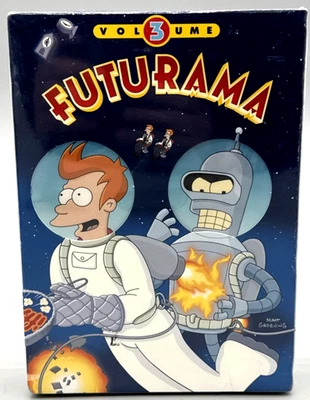 FUTURAMA  Volume 3 DVD 4-Disc Set Billy West 2009  Factory Sealed DVD-19 - Image 1 of 2