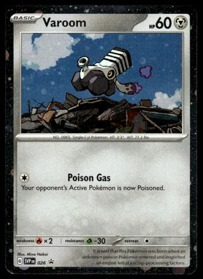 Pokemon TCG SV: Scarlet & Violet Promo Cards #026 Varoom NM - Image 1 of 2