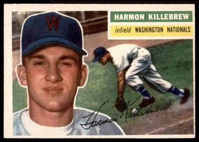 1956 Topps #164 Harmon Killebrew (GB) Washington Senators EX-EXCELENTE Foto 1 de 2