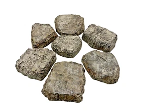 WARGAMING TERRAIN MODULAR ROCKS HILLS SET OF 7 - Picture 1 of 16