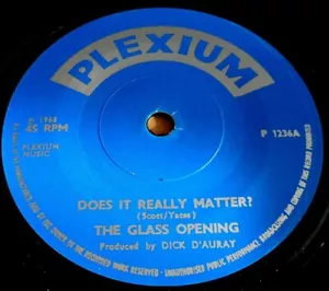 THE GLASS OPENING - "DOES IT REALLY MATTER" Psych Beat REPRO. HEAR IT - Picture 1 of 2