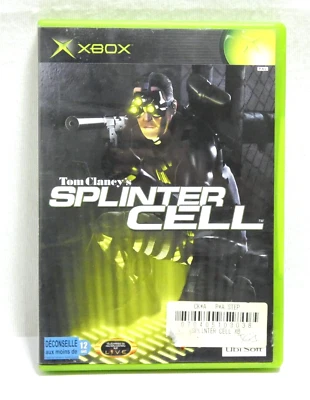 TOM CLANCY'S SPLINTER CELL JEU CONSOLE XBOX COMPLET NOTICE FRA ACTION AVENTURE - Photo 1/3